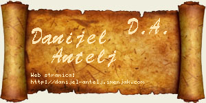 Danijel Antelj vizit kartica